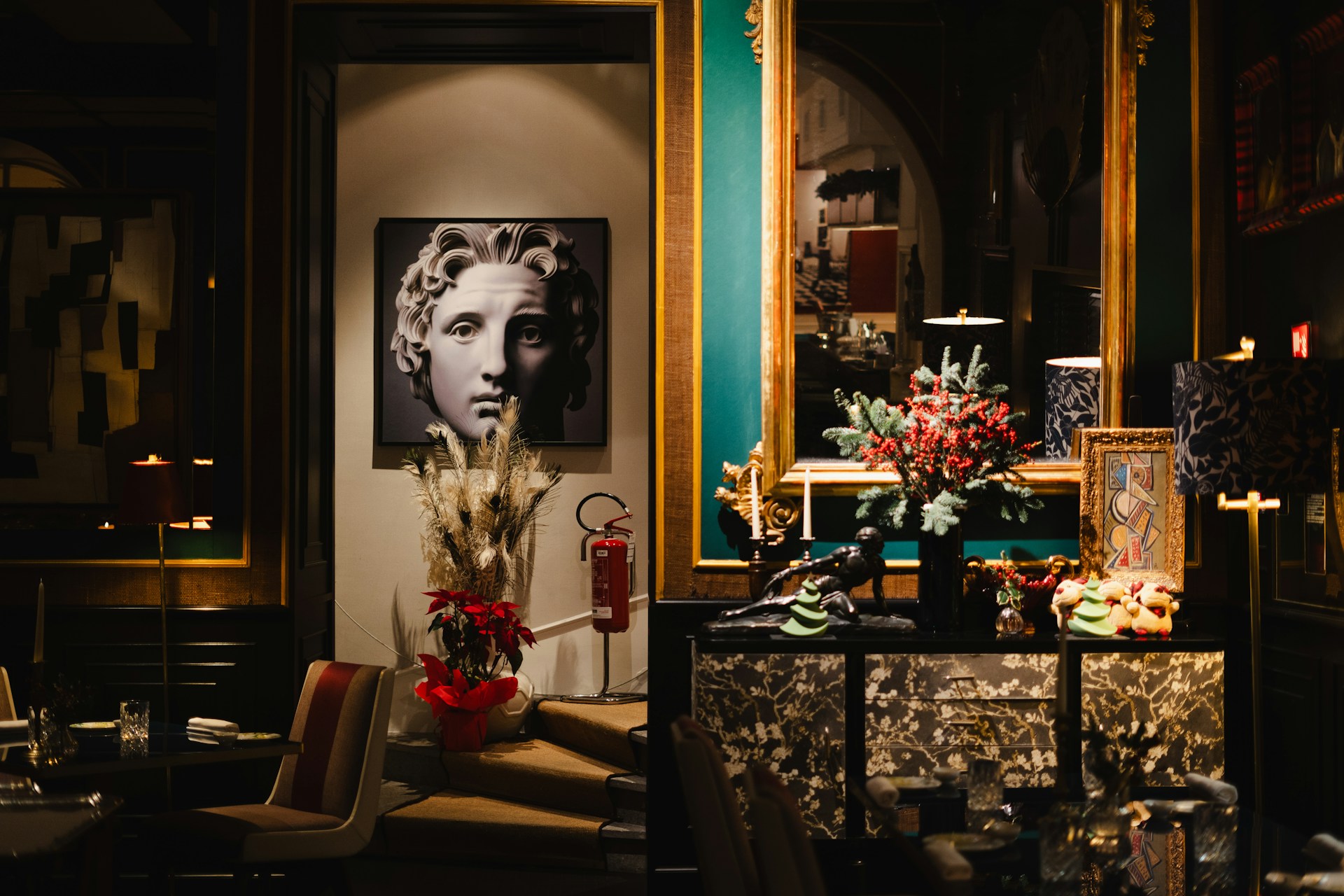 Boutique art space — intimate independent gallery interior